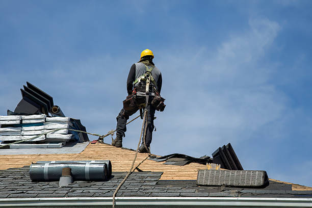 Professional Roofing technician working in Unityville, PA